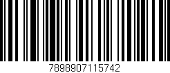 Código de barras (EAN, GTIN, SKU, ISBN): '7898907115742'