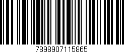Código de barras (EAN, GTIN, SKU, ISBN): '7898907115865'