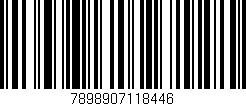 Código de barras (EAN, GTIN, SKU, ISBN): '7898907118446'