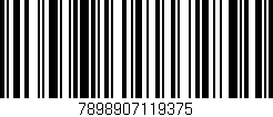 Código de barras (EAN, GTIN, SKU, ISBN): '7898907119375'