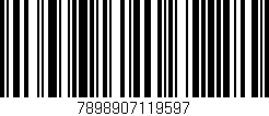 Código de barras (EAN, GTIN, SKU, ISBN): '7898907119597'