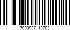 Código de barras (EAN, GTIN, SKU, ISBN): '7898907119702'