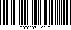 Código de barras (EAN, GTIN, SKU, ISBN): '7898907119719'