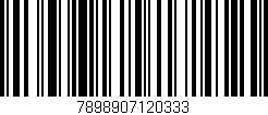 Código de barras (EAN, GTIN, SKU, ISBN): '7898907120333'