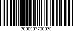 Código de barras (EAN, GTIN, SKU, ISBN): '7898907700078'