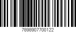 Código de barras (EAN, GTIN, SKU, ISBN): '7898907700122'