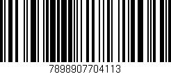 Código de barras (EAN, GTIN, SKU, ISBN): '7898907704113'