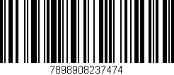 Código de barras (EAN, GTIN, SKU, ISBN): '7898908237474'