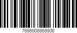 Código de barras (EAN, GTIN, SKU, ISBN): '7898908868906'