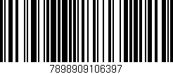 Código de barras (EAN, GTIN, SKU, ISBN): '7898909106397'