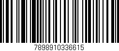 Código de barras (EAN, GTIN, SKU, ISBN): '7898910336615'