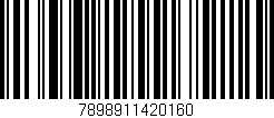 Código de barras (EAN, GTIN, SKU, ISBN): '7898911420160'