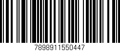Código de barras (EAN, GTIN, SKU, ISBN): '7898911550447'