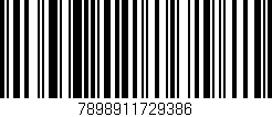 Código de barras (EAN, GTIN, SKU, ISBN): '7898911729386'