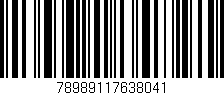 Código de barras (EAN, GTIN, SKU, ISBN): '78989117638041'
