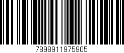 Código de barras (EAN, GTIN, SKU, ISBN): '7898911975905'