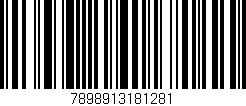 Código de barras (EAN, GTIN, SKU, ISBN): '7898913181281'