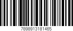 Código de barras (EAN, GTIN, SKU, ISBN): '7898913181465'