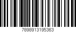 Código de barras (EAN, GTIN, SKU, ISBN): '7898913195363'