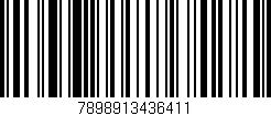 Código de barras (EAN, GTIN, SKU, ISBN): '7898913436411'