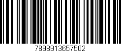 Código de barras (EAN, GTIN, SKU, ISBN): '7898913657502'
