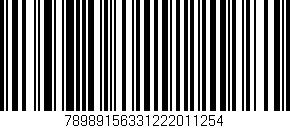 Código de barras (EAN, GTIN, SKU, ISBN): '78989156331222011254'