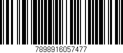 Código de barras (EAN, GTIN, SKU, ISBN): '7898916057477'