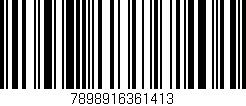 Código de barras (EAN, GTIN, SKU, ISBN): '7898916361413'