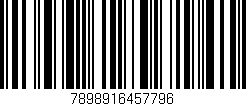 Código de barras (EAN, GTIN, SKU, ISBN): '7898916457796'