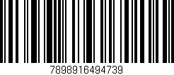 Código de barras (EAN, GTIN, SKU, ISBN): '7898916494739'