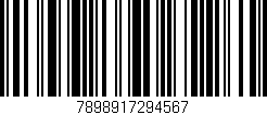 Código de barras (EAN, GTIN, SKU, ISBN): '7898917294567'