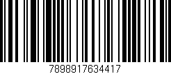 Código de barras (EAN, GTIN, SKU, ISBN): '7898917634417'