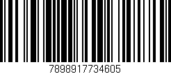 Código de barras (EAN, GTIN, SKU, ISBN): '7898917734605'