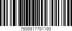 Código de barras (EAN, GTIN, SKU, ISBN): '7898917791189'