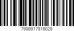 Código de barras (EAN, GTIN, SKU, ISBN): '7898917918029'