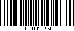 Código de barras (EAN, GTIN, SKU, ISBN): '7898918202950'