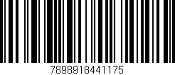 Código de barras (EAN, GTIN, SKU, ISBN): '7898918441175'