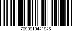 Código de barras (EAN, GTIN, SKU, ISBN): '7898918441946'