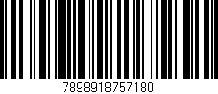 Código de barras (EAN, GTIN, SKU, ISBN): '7898918757180'
