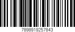 Código de barras (EAN, GTIN, SKU, ISBN): '7898919257843'