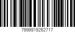 Código de barras (EAN, GTIN, SKU, ISBN): '7898919262717'