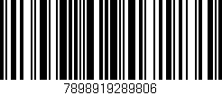 Código de barras (EAN, GTIN, SKU, ISBN): '7898919289806'