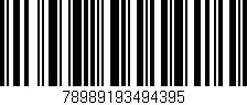 Código de barras (EAN, GTIN, SKU, ISBN): '78989193494395'