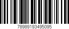Código de barras (EAN, GTIN, SKU, ISBN): '78989193495095'