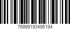 Código de barras (EAN, GTIN, SKU, ISBN): '78989193495194'
