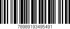 Código de barras (EAN, GTIN, SKU, ISBN): '78989193495491'