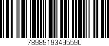 Código de barras (EAN, GTIN, SKU, ISBN): '78989193495590'