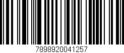 Código de barras (EAN, GTIN, SKU, ISBN): '7898920041257'
