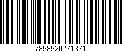 Código de barras (EAN, GTIN, SKU, ISBN): '7898920271371'
