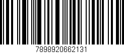 Código de barras (EAN, GTIN, SKU, ISBN): '7898920662131'